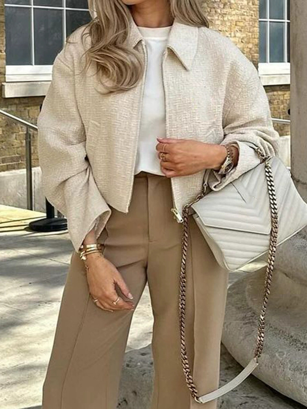 Zara Kaikuo Solid Color Jacket Autumn Winter